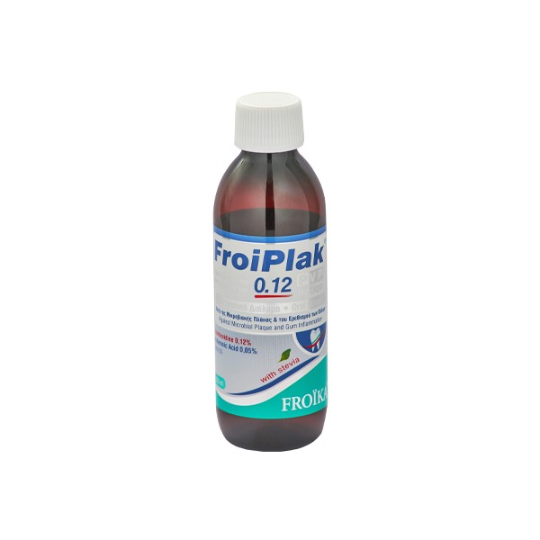 FROIPLAK 0,12 PVP ΑCTION MOUTHWASH 250ml