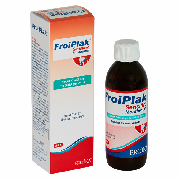 FROIPLAK SENSITIVE MOUTHWASH 250ml